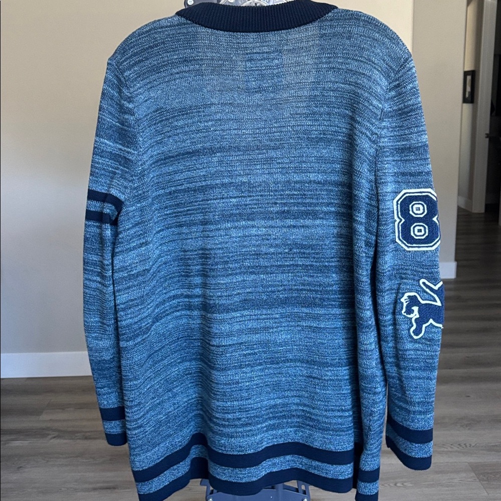Double D Ranch A-TEAM Sweater with Letter and Number Patches (NWOT) - Picture 6 of 13